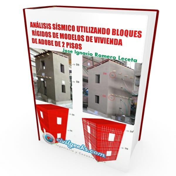 Análisis sísmico utilizando Bloques rígidos de modelos de vivienda de Adobe de 2 pisos