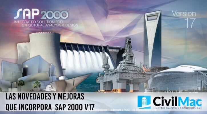 Las novedades y mejoras que incorpora SAP 2000 v17